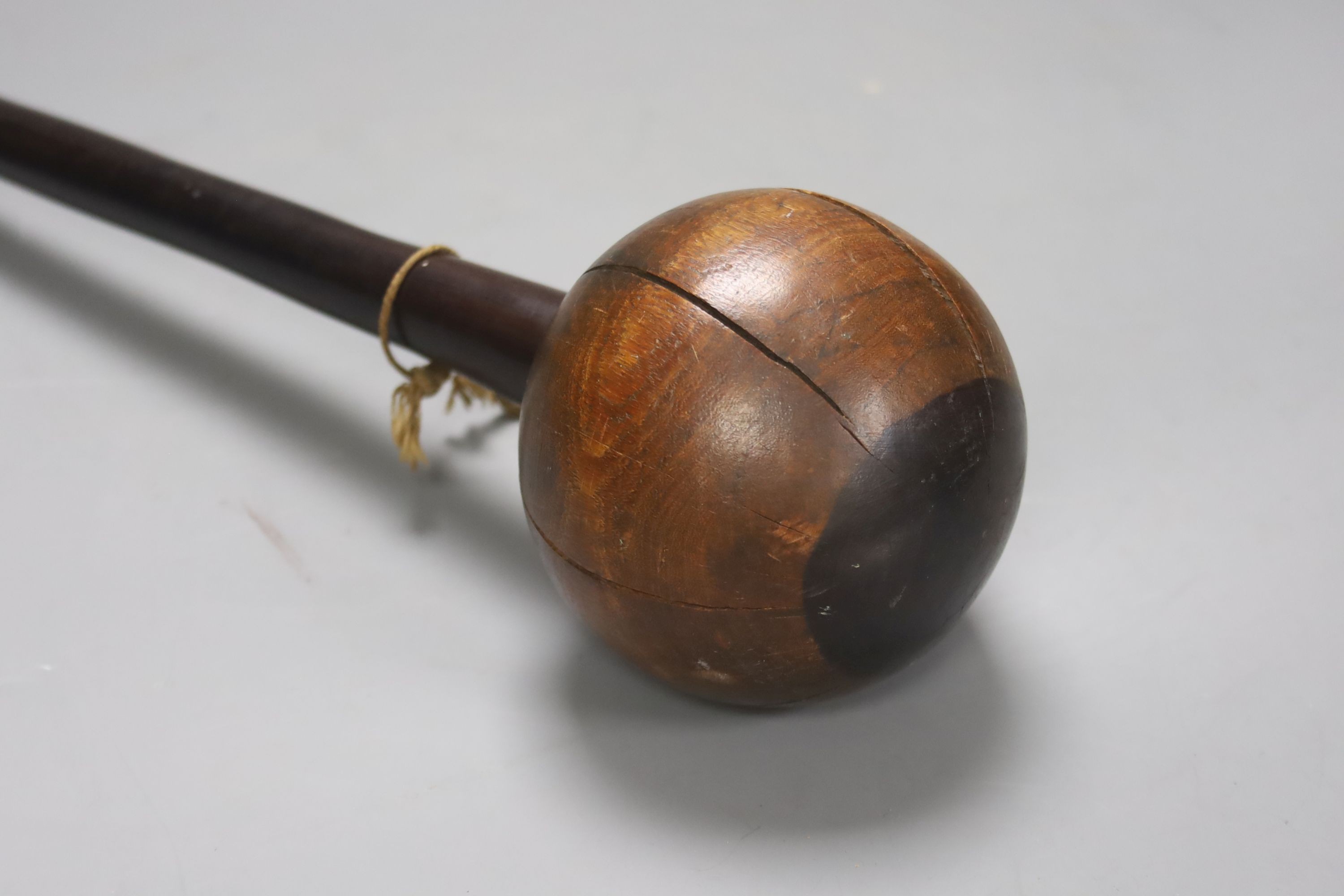 A Zulu hardwood knobkerrie 59cm